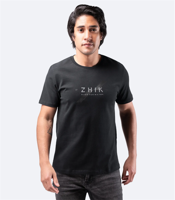 Футболка ZHIK Slash Print Cotton T-Shirt - фото 9709
