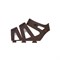 Крепление для вейка фиксаторы Jobe 16 EVO Skins Chocolate Brown (Pair) - фото 8216